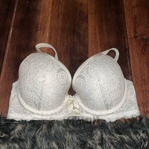 Sexy white lace aerie push up bra